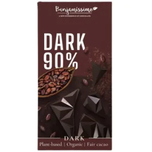 Ciocolata Piramida Neagra 90% Eco 60g Benjamissimo