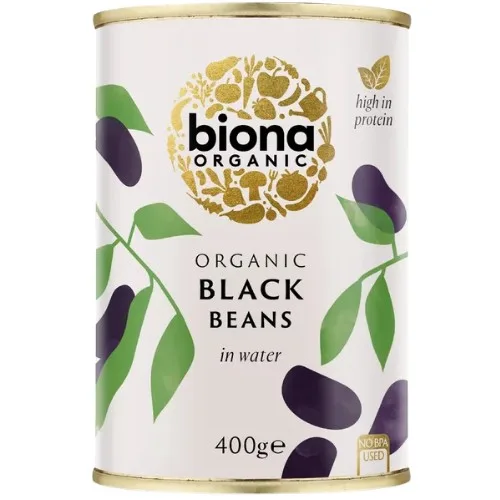 Fasole Neagra Boabe Conserva, eco, 400g, Biona — preț și oferte