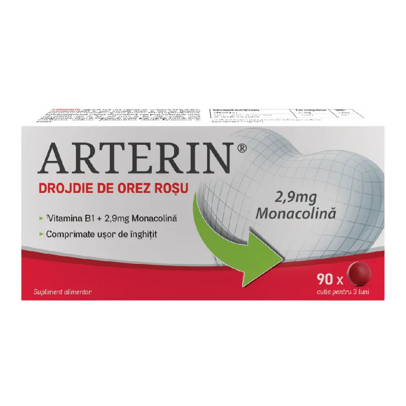 Arterin functionarea normala a inimii, 90 comprimate PERRIGO — preț și oferte