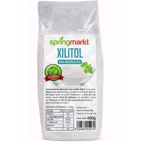 Xilitol din mesteacan, 400g, springmarkt — preț și oferte