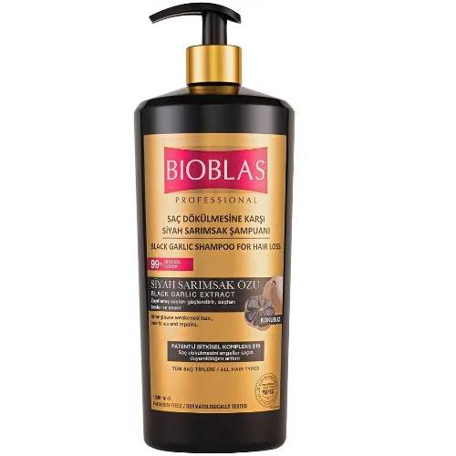 Bioblas Sampon Anticadere Par Black Garlic 1000ml Valentino — preț și oferte