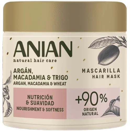 Masca de par cu Argan & Macadamia, 350ml, Anian — preț și oferte