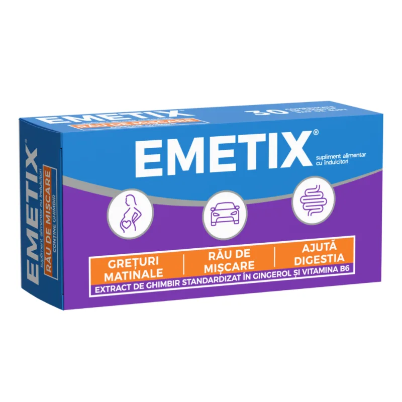 Emetix, 30 comprimate, Fiterman Pharma — preț și oferte