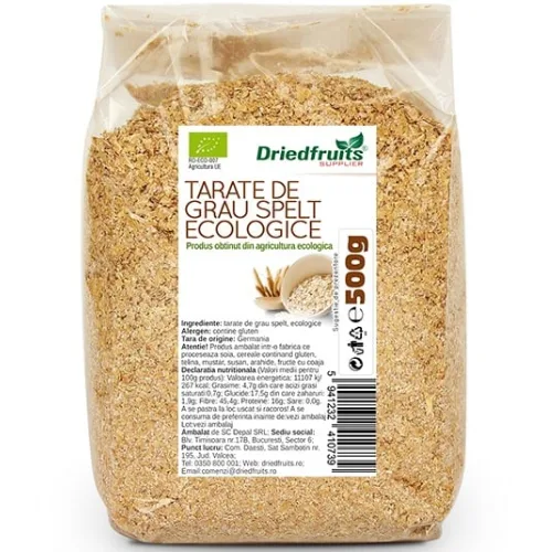 Tarate Grau Spelta Bio 500gr Driedfruits — preț și oferte