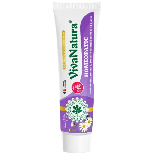 Pasta de Dinti Homeopatic 150ml Vivanatura — preț și oferte