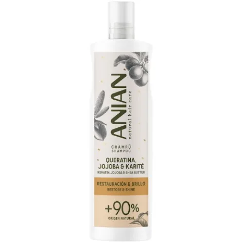 Sampon Keratin, Jojoba & Ulei de Shea, 400ml, Anian — preț și oferte