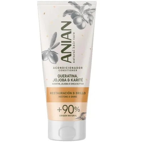 Balsam de par Keratin, Jojoba & Ulei de Shea, 250ml, Anian — preț și oferte
