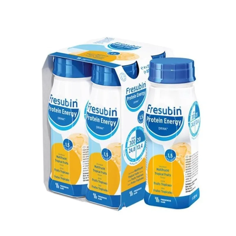 Fresubin Protein Energy Drink, Aroma de Fructe tropicale, 4*200ml, Fresenius Kabi — preț și oferte
