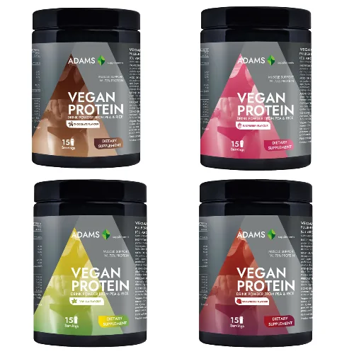 Pachet Variety Box Proteina Vegana - Adams Supplements ADAMS VISION — preț și oferte