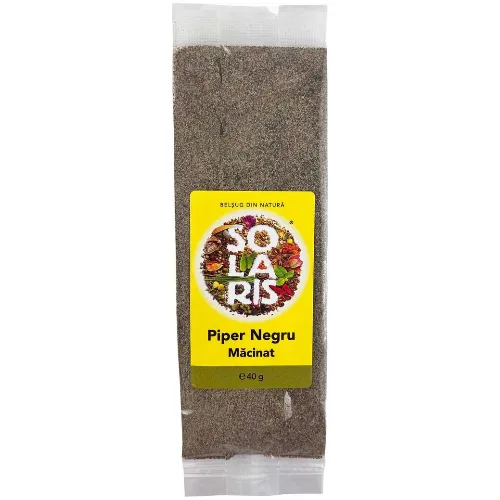 Piper Negru Macinat 40gr Solaris — preț și oferte