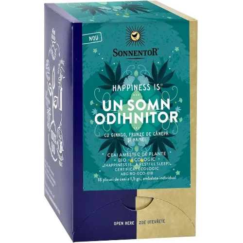 Ceai Happiness is...Un Somn Odihnitor Eco 18pl Sonnentor — preț și oferte