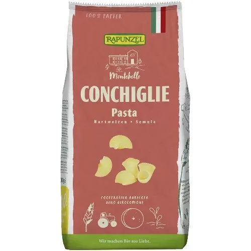 Paste Conchiglie Semola, Eco, 500g, Rapunzel — preț și oferte