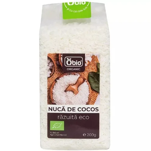 Nuca de Cocos razuita, Bio, 200g, Obio — preț și oferte