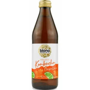 Kombucha Cu Ghimbir Si Lime Bio 330ml Biona