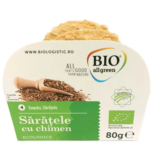 Saratele cu Chimen 80gr Bio Allgreen — preț și oferte