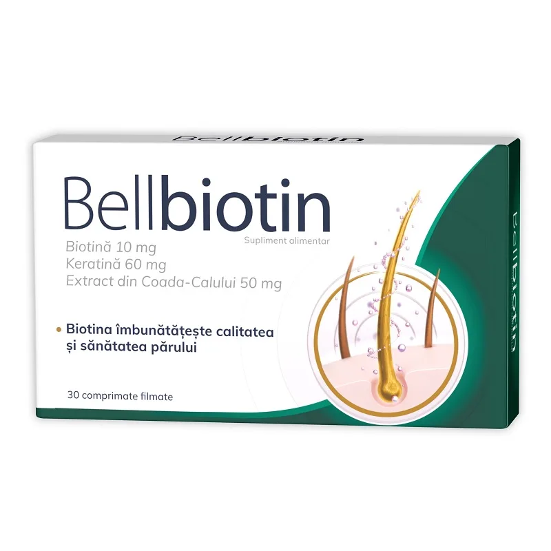 Bellbiotin, 30 comprimate filmate, Zdrovit — preț și oferte