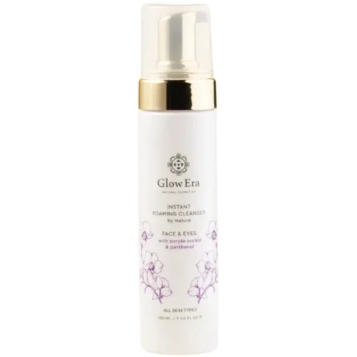 Spuma de curatare pentru fata si ochi cu Orhidee Violeta, 150ml, Glow Era — preț și oferte