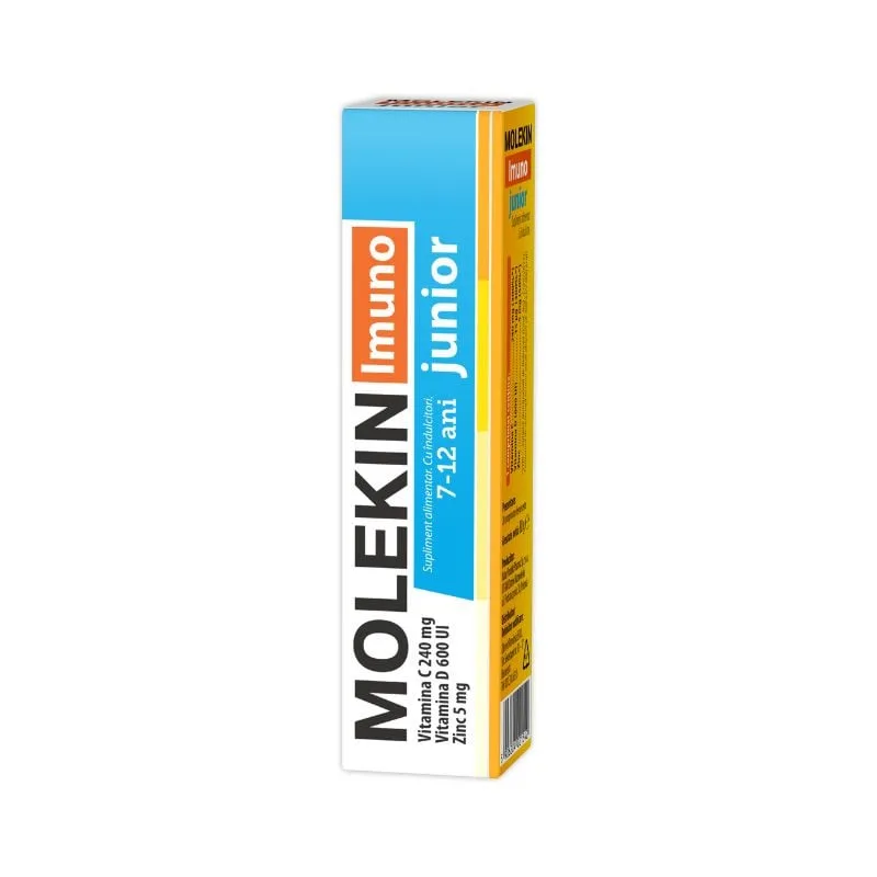 Molekin Imuno Junior 7-12 ani, 20 comprimate efervescente ZDROVIT — preț și oferte