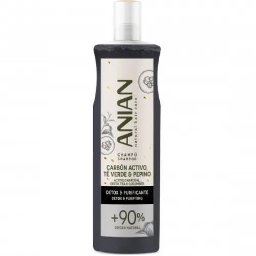 Sampon Active Charcoal & Green Tea, 400ml, Anian — preț și oferte