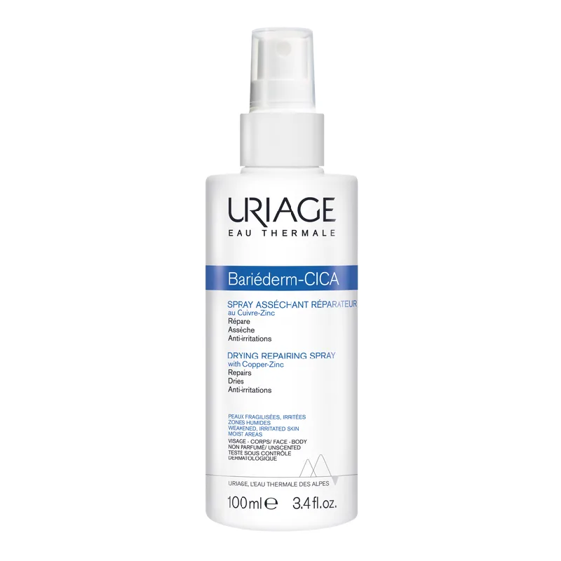 Spray reparator pentru pielea iritata Bariederm Cica, 100ml, Uriage — preț și oferte