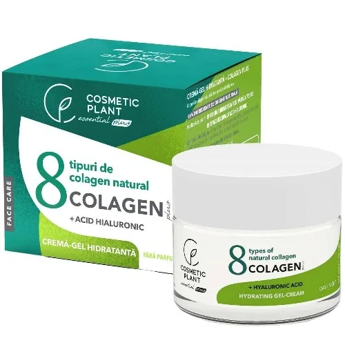 Crema-Gel Hidratanta, Colagen Plus, 50ml, Cosmetic Plant — preț și oferte