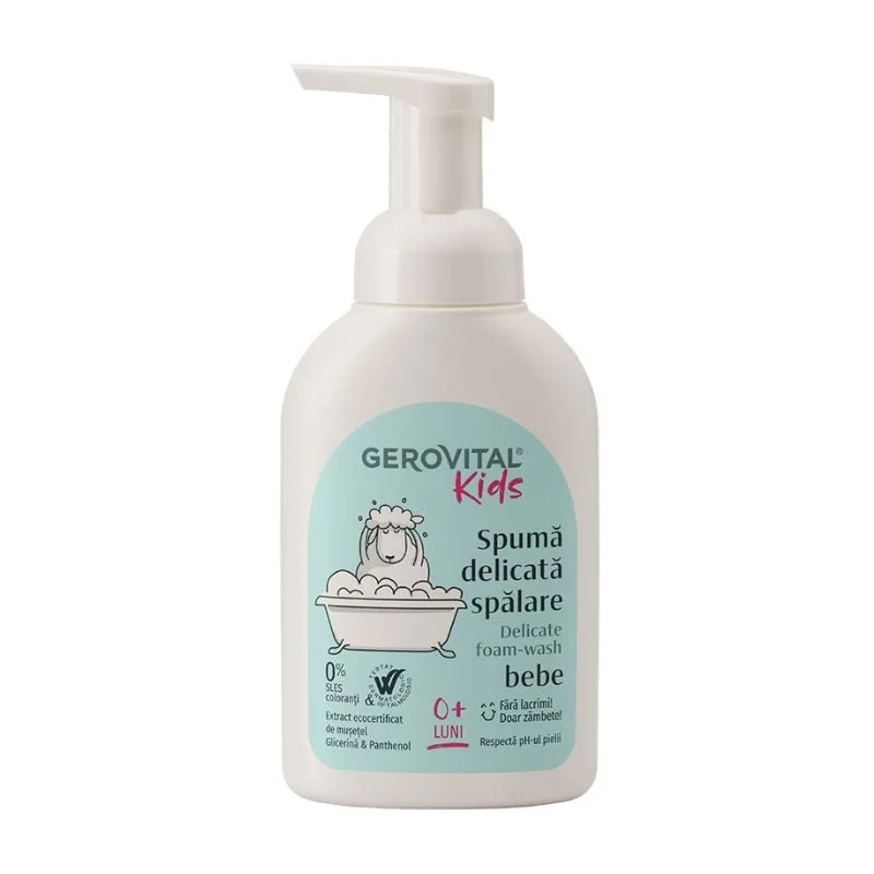 Spuma delicata spalare Bebe, 300 ml, Gerovital Kids FARMEC — preț și oferte