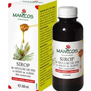 Sirop Expectorant Fara Zahar 200ml Manicos