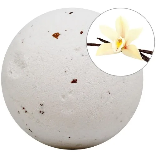Bomba de baie cu vanilie și petale, 140g, LabNatur — preț și oferte