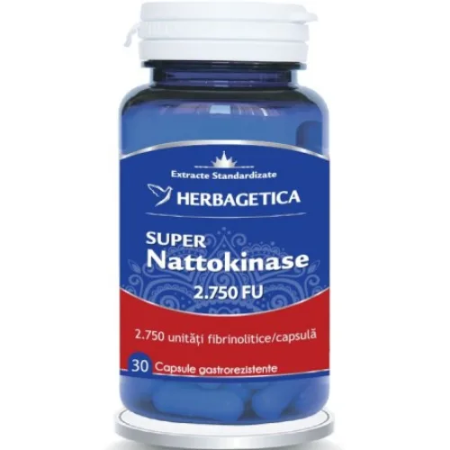 Super Nattokinase 30cps Herbagetica — preț și oferte