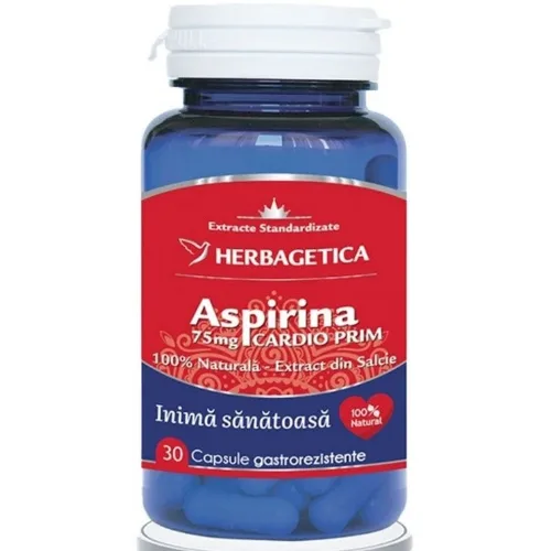 Aspirin Cardio Prim 30cps Herbagetica — preț și oferte