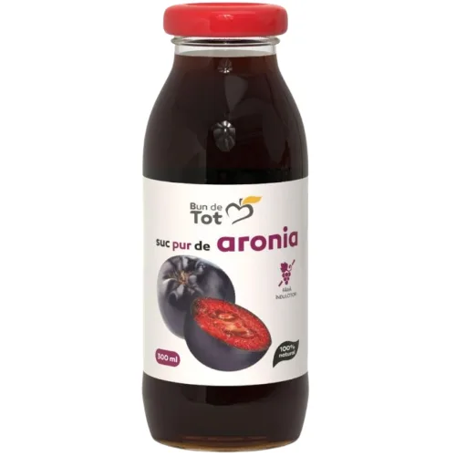 Suc Pur de Aronia fara Indulcitor 300ml Dacia Plant — preț și oferte