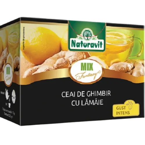 Ceai de Ghimbir cu Lamie Fantasy 15dz X 1.5gr Naturavit — preț și oferte