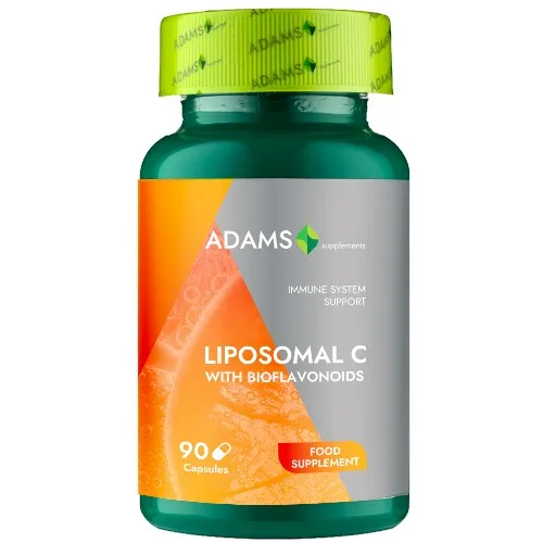 Liposomal C + Bioflavonoids, 90cps, Adams Supplements — preț și oferte