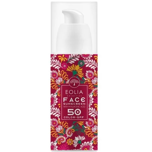Crema de fata cu protectie solara, SPF 50 COLOR, 50ml, Eolia — preț și oferte