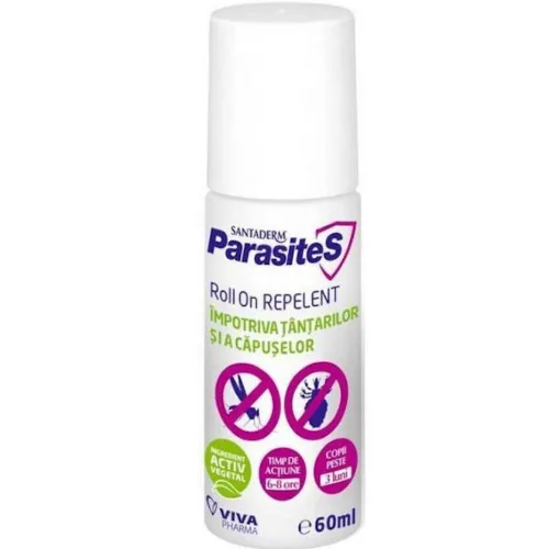 Repelent Roll On Tantari si Capuse 60ml Santaderm — preț și oferte