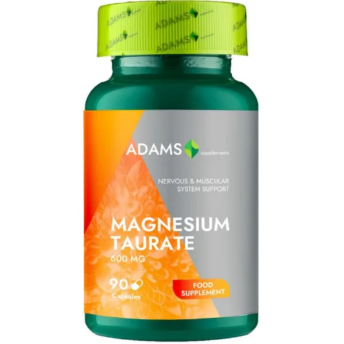 Magneziu Taurate, 90cps, Adams Supplements — preț și oferte