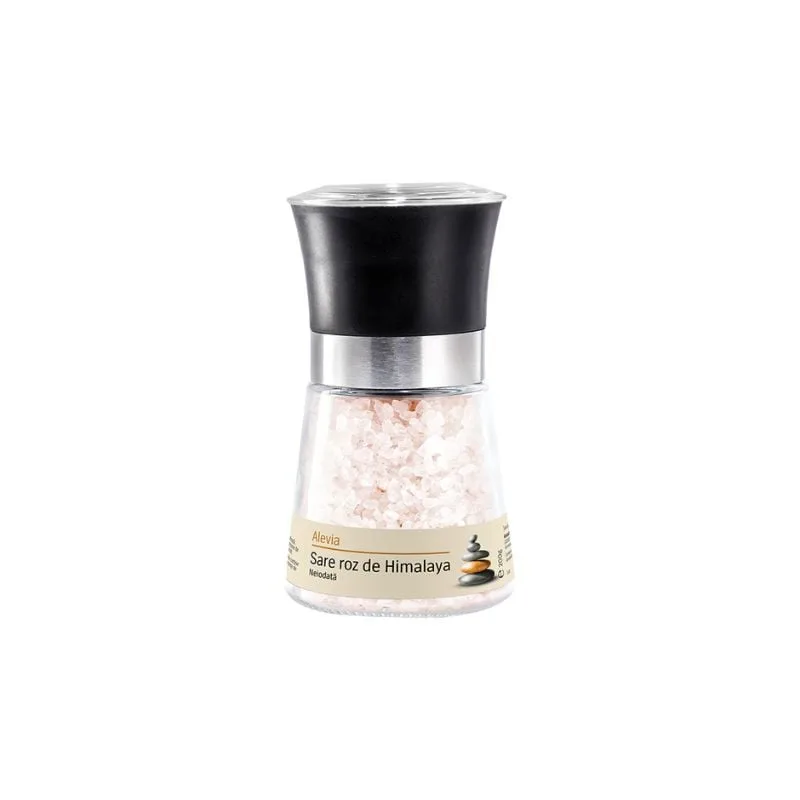 Alevia Rasnita cu sare roz de himalaya cristale neiodata, 200g — preț și oferte