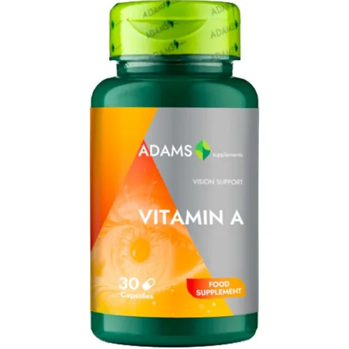 Vitamina A 10000 UI, 30cps, Adams Supplements — preț și oferte