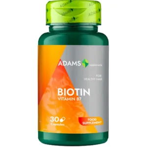 Biotina (Vitamina B7) 30cps, Adams Supplements