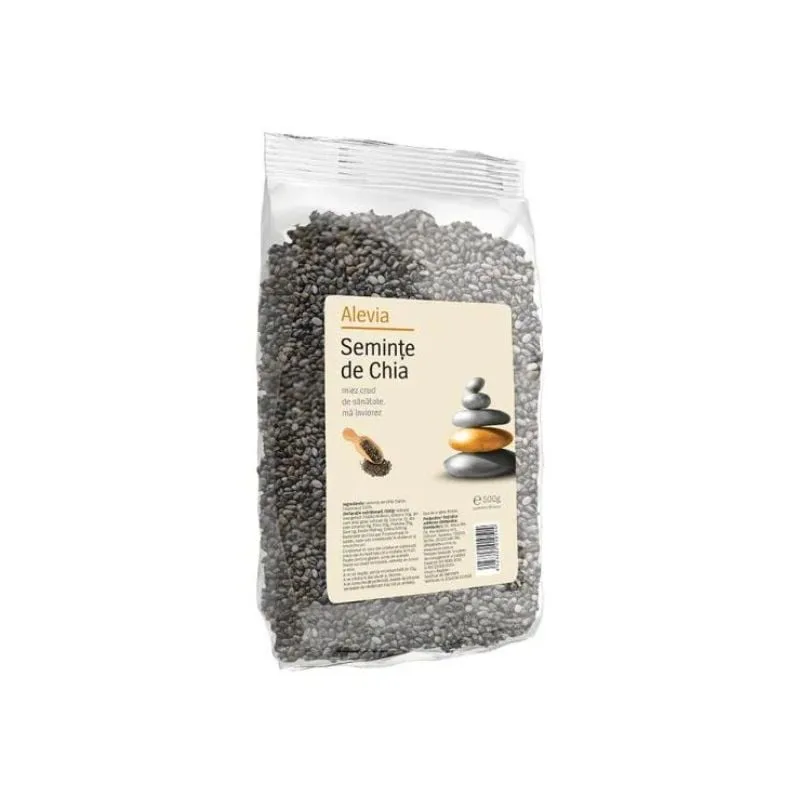 Seminte de Chia, 500g, Alevia — preț și oferte