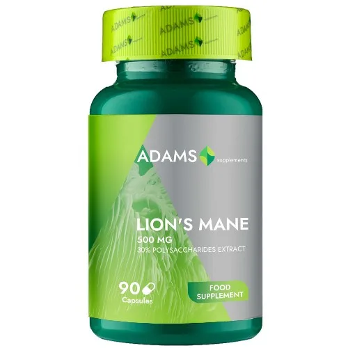 Lion`s Mane 500mg 90cps, Adams Supplements — preț și oferte