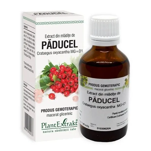Extract din mlădiţe de Păducel, 50ml, PlantExtrakt — preț și oferte