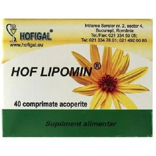 Hof Lipomin, 40cpr, Hofigal — preț și oferte
