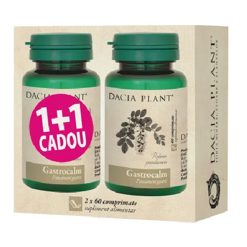 Gastrocalm  60cpr 1+1 GRATIS Dacia Plant — preț și oferte