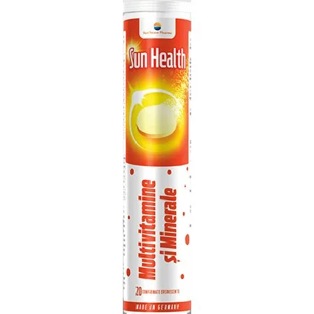 Sun Health Efervescent Mulitivitamine+Minerale 20cpr — preț și oferte