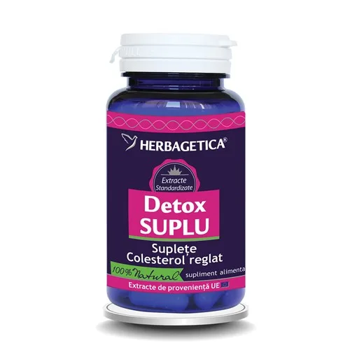 Detox Suplu 60cps Herbagetica — preț și oferte