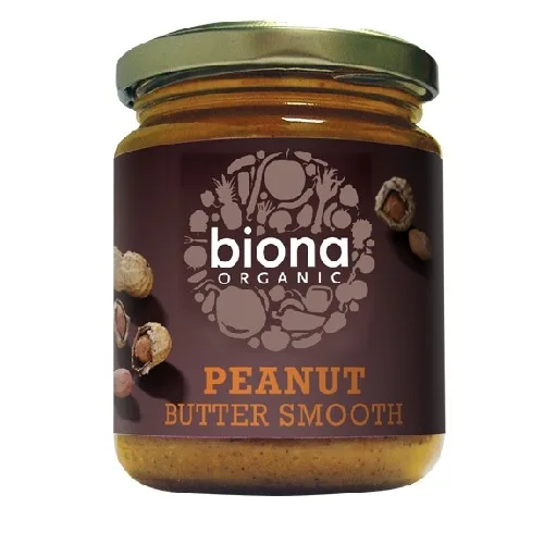 Unt de Arahide Smooth Fara Sare Bio 250gr Biona — preț și oferte