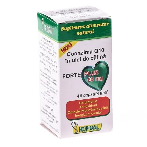 Coenzima Q10 Catina Forte 60mg 40cps Hofigal — preț și oferte