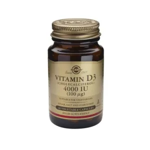 Vitamin D3 4000IU (100micrograme) 60cps Solgar