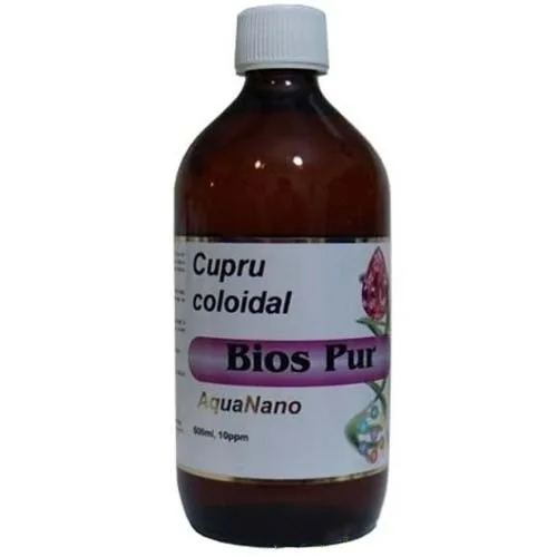 Cupru Coloidal Bios-Pur 10ppm, 480ml, AquaNano — preț și oferte